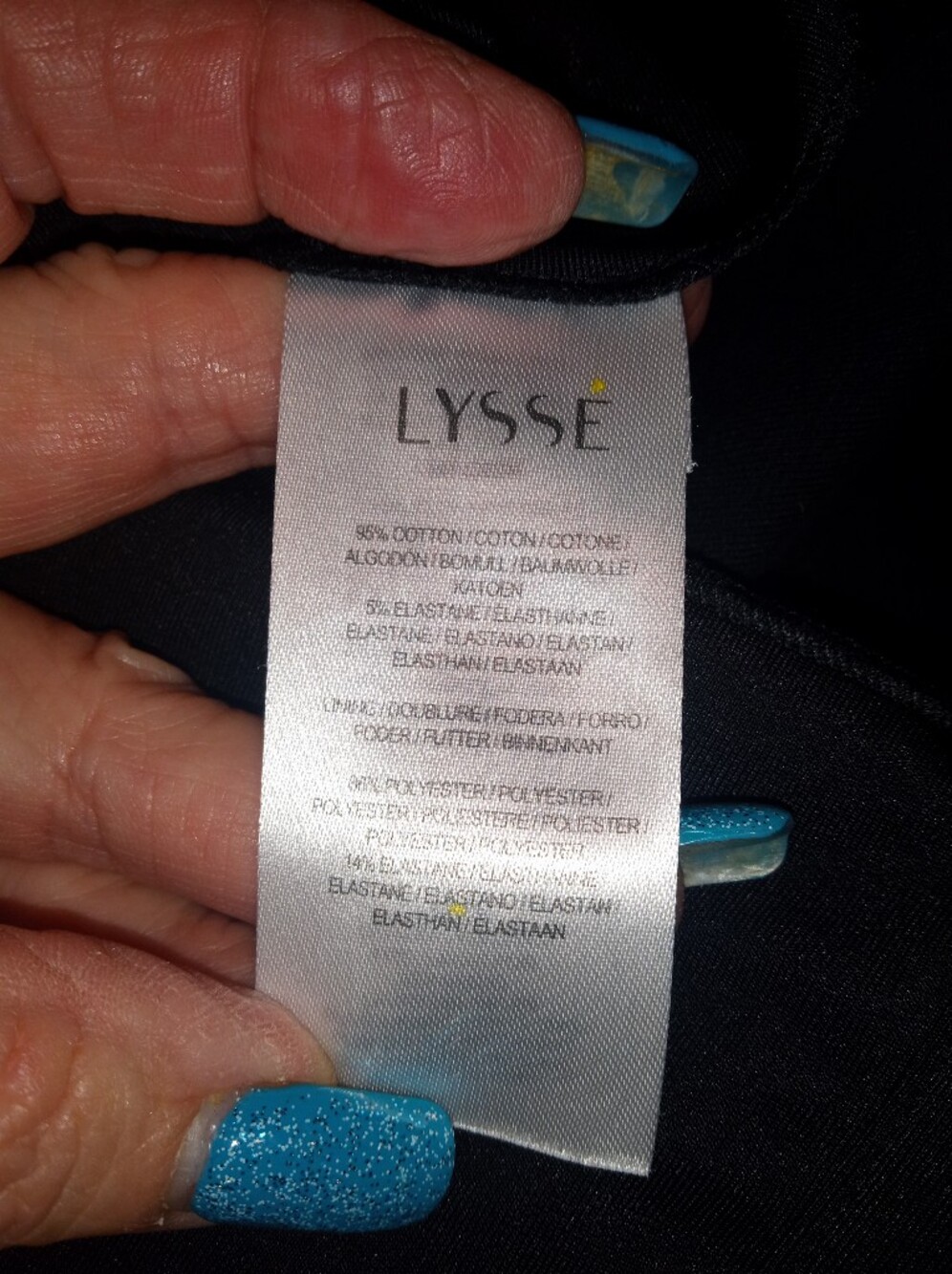 Lysse Black Pull-On Leggings - Picture 6 of 6